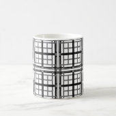 3D grey geometric abstract pattern background.3d b Kaffeetasse (Mittel)