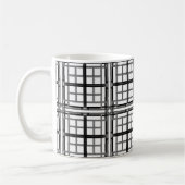 3D grey geometric abstract pattern background.3d b Kaffeetasse (Links)