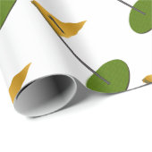 3d Grün mit Fahne - Loch in einem. Geschenkpapier (Rolleneckpunkt)