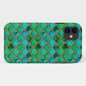3D grüne Waage mit Gold Case-Mate iPhone Hülle (Rückseite (Horizontal))