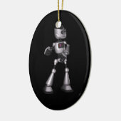 ♪♫♪ 3D HalbtonTyp-Tanzen Roboter-Sci-FI Keramikornament (Links)