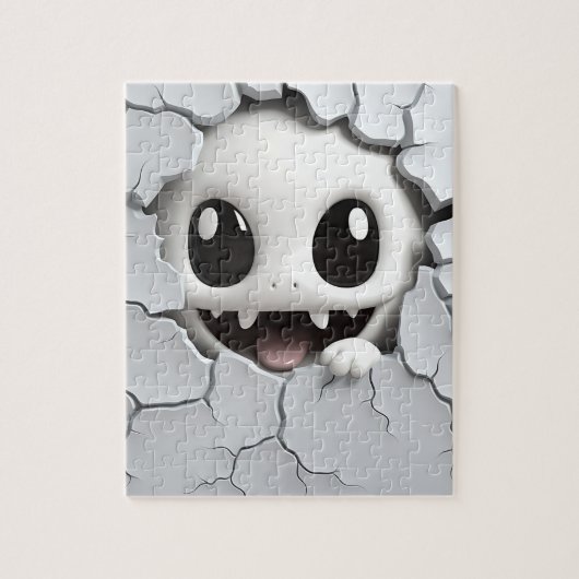 3D Halloween-Geisterpuzzle Puzzle (Vertikal)