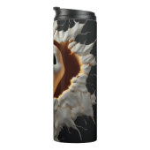 3D Halloween Ghost Cracked Hole Thermosbecher (Nach rechts gedreht)