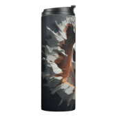 3D Halloween Ghost Cracked Hole Thermosbecher (Nach links gedreht)