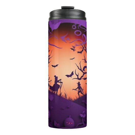 3d Halloween Hexe Thermosbecher (Vorderseite)