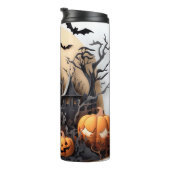 3D Halloween Pumpkin Spuk Haus Thermosbecher (Nach rechts gedreht)