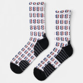 3D-Hashtag-Französisch-Bekleidungsgedanke Socken (Links)