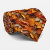3D-Herbstlaub Necktie Krawatte (Gerollt)