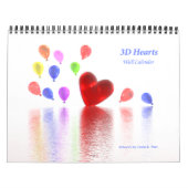 3D-Herz-Mauer-Kalender Kalender (Titelbild)