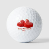 3D-Herzdesign Golfball (Vorderseite)