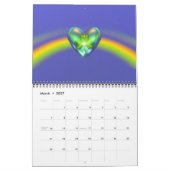 3D-Herzen-Wandkalender Kalender (Mär 2027)