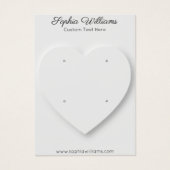 3D Herzminimalismus 2 Paarsteckkarten-Display (Vorderseite)