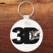 3D-Hubschrauber Schlüsselanhänger (Vorderseite)