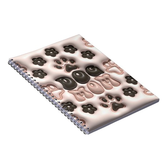 3D-Hunde-Mama Notizblock (Rechte Seite)