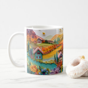 3D-Hütten Kaffeetasse