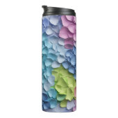 3D Hydrangea Floral Thermosbecher (Nach rechts gedreht)