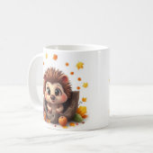 3D-Igel in einer Wand-Tasse Kaffeetasse (Vorderseite Links)