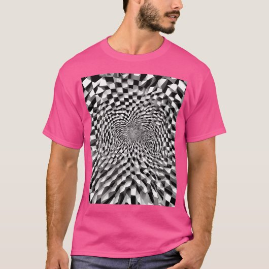3D-Illusion aus einem flachen Bild T-Shirt (Vorderseite)