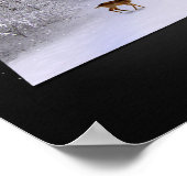 3D-Illusion "Snowy Dreams" Poster (Ecke)