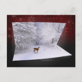 3D-Illusion "Snowy Dreams" Postkarte (Vorderseite)