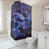 3D illustration. Abstract background, connection a Duschvorhang (Beispiel)