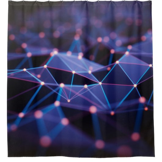 3D illustration. Abstract background, connection a Duschvorhang (Vorderseite)