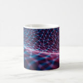 3D illustration, embossed mesh representing intern Kaffeetasse (Mittel)