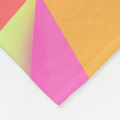 3D-Illustration - Farbige Low-Poly-Textur3d,abst Fleecedecke (Ecke)