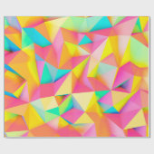 3D-Illustration - Farbige Low-Poly-Textur3d,abst Geschenkpapier (Flach)