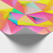 3D-Illustration - Farbige Low-Poly-Textur3d,abst Geschenkpapier (Ecke)