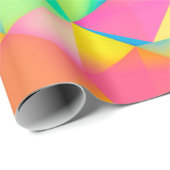 3D-Illustration - Farbige Low-Poly-Textur3d,abst Geschenkpapier (Rolleneckpunkt)