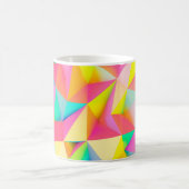 3D-Illustration - Farbige Low-Poly-Textur3d,abst Kaffeetasse (Mittel)