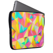 3D-Illustration - Farbige Low-Poly-Textur3d,abst Laptopschutzhülle (Vorne Rechts)