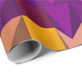 3D-Illustration oder 3D-Rendering Mosaik-Farbenmus Geschenkpapier (Rolleneckpunkt)