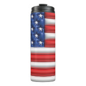 3D Inflated Tumbler - American Flag Design Thermosbecher (Vorderseite)