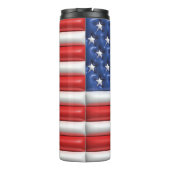 3D Inflated Tumbler - American Flag Design Thermosbecher (Rückseite)