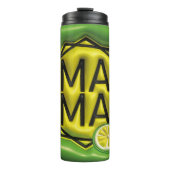 3D Inflated Tumbler - Summer Mama in Fruchtrahmen Thermosbecher (Vorderseite)