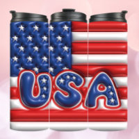 3D Inflect Tumbler - Flag USA