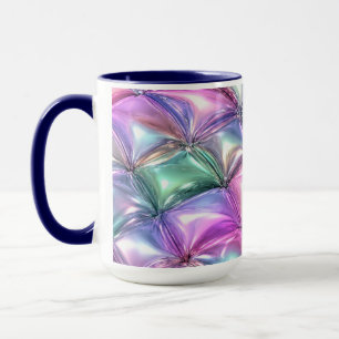 3D-Iris-Puffer-Morgenkaffeetasse Ästhetik Tasse
