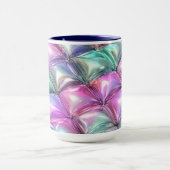 3D-Iris-Puffer-Morgenkaffeetasse Ästhetik Tasse (Zentrum)