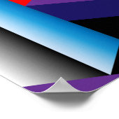 3D Isometrische Kuben, Geometrisch Nahtlos. Poster (Ecke)