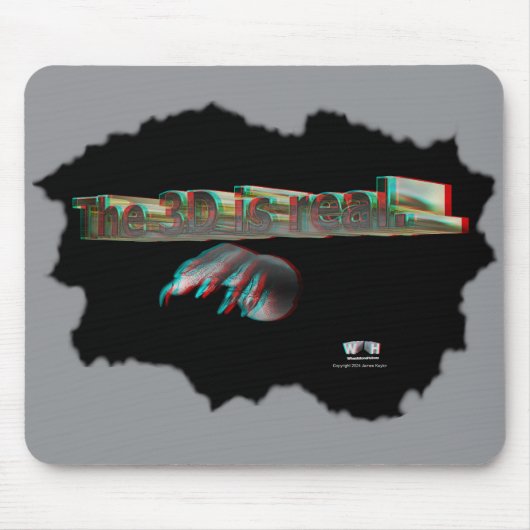 3D ist real Mousepad (Vorne)