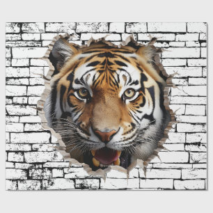 3D Jaguar Wall Break - The Restaurant Geschenkpapier