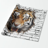 3D Jaguar Wall Break - The Restaurant Geschenkpapier (Ungerollt)