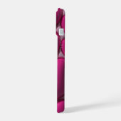 3D Jelly Pink Liebe Herzenästhetische Telefoncase iPhone 15 Hülle (Linke Seite)