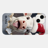 3D Kalb Weihnachten Case-Mate iPhone Hülle (Rückseite (Horizontal))