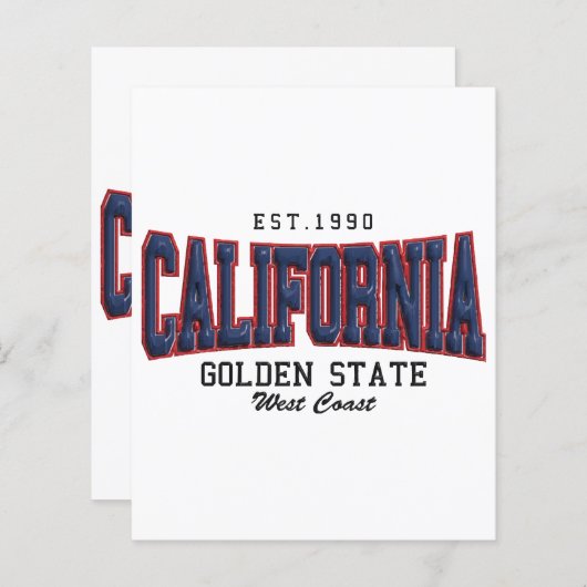 3D Kalifornien (Vorne/Hinten)