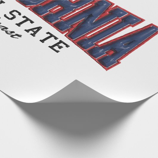 3D Kalifornien Geschenkpapier (Ecke)