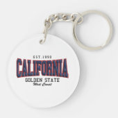 3D Kalifornien Schlüsselanhänger (Rückseite)