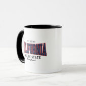 3D Kalifornien Tasse (Vorderseite Links)